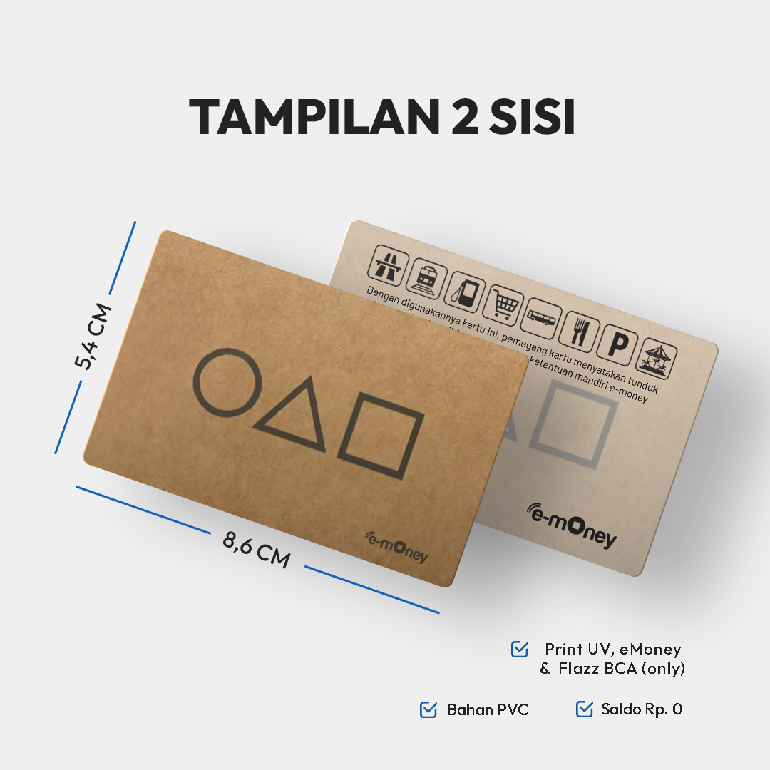 Custom Kartu E-Money (Mandiri) 3