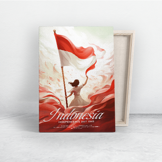 Canvas 340 gr + Spanram | ukuran A1
