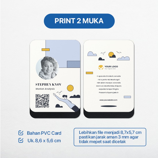 Cetak ID Card Custom - Print Uv 2