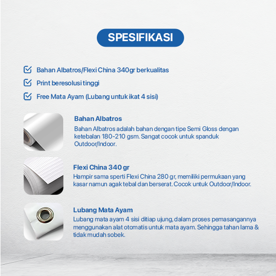 Baliho Banner Flexy China 280 gr 3
